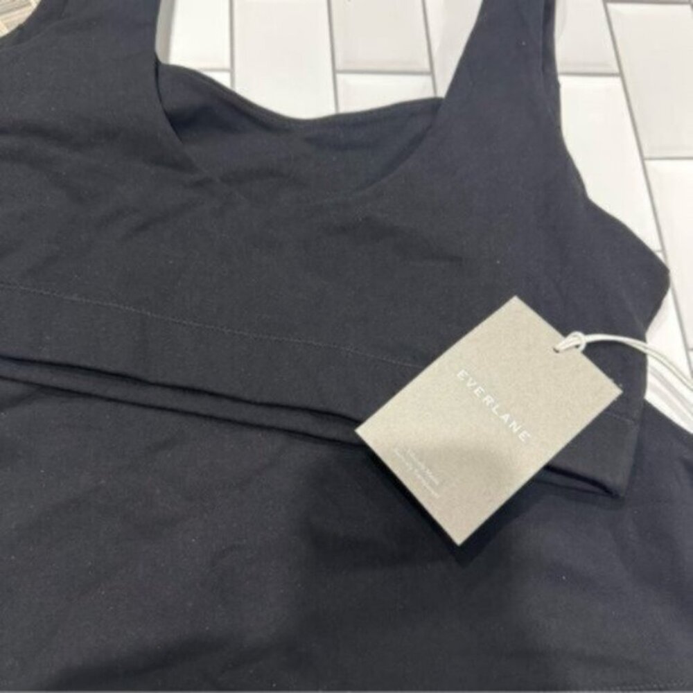 NWT Everlane Black The Perform Bra Bralette Sports Bra Top Size XS Bundle OF 2 - Picture 8 of 8